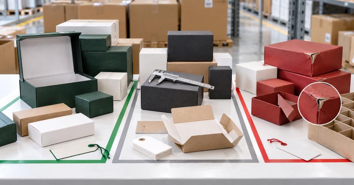 Gift Box Wholesale Supplier China: Run a Three-Lane Receiving Check | PackMK
